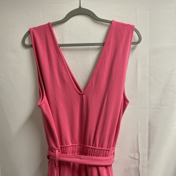 The Drop Caralyn Sleeveless Wrap Jumpsuit Pink Size XXL NWT - Picture 5 of 9